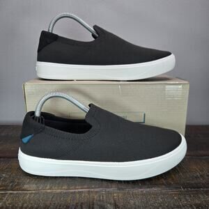 NEW Vessi Boardwalk Slip On Womens Size 8 Waterproof Shoes Sneaker Boulder Black